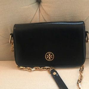 Tory Burch Black Crossbody Leather Bag